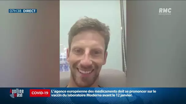 Romain Grosjean raconte qu’il a vraiment eu peur de mourir dans les flammes