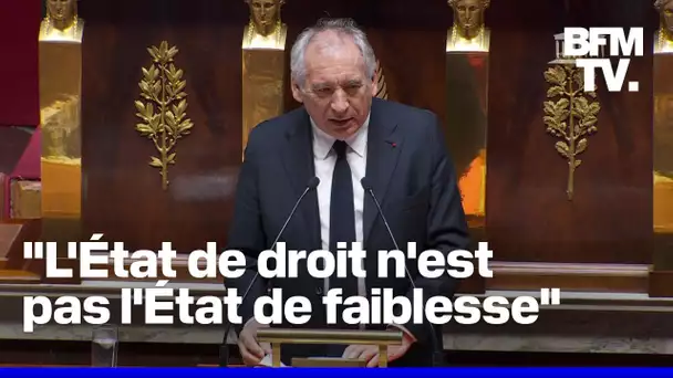 L'intégralité du discours de politique générale de François Bayrou à l'Assemblée nationale