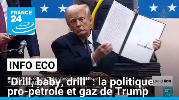 "Drill, baby, drill" : la politique pro-pétrole et gaz de Donald Trump • FRANCE 24