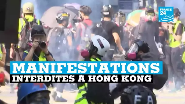 Hong Kong : les protestataires bravent l'interdiction de manifester