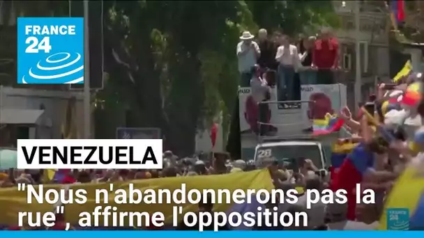 Venezuela : l'opposition toujours dans la rue pour contester la victoire de Nicolas Maduro