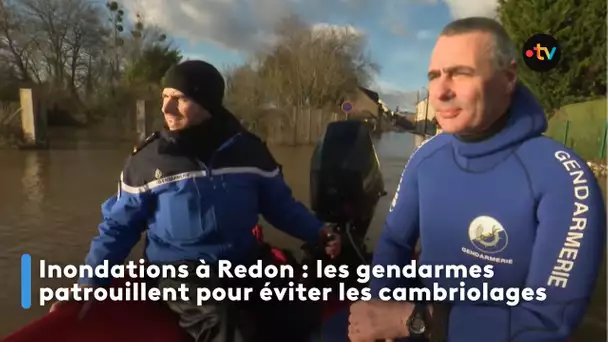 Inondations à Redon : les gendarmes patrouillent pour éviter les cambriolages