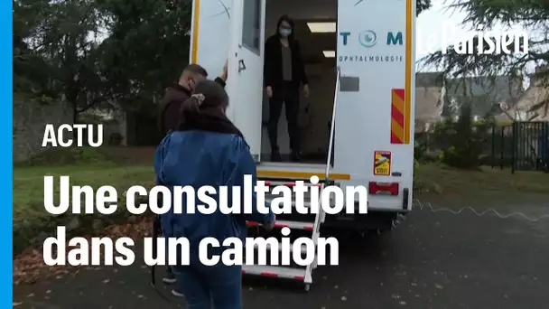 Ce camion d’ophtalmologie va à la rencontre de la population privée de médecins