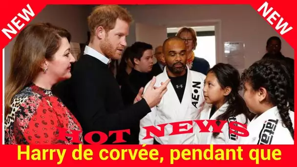 Harry de corvée, pendant que Meghan s’éclate à New York