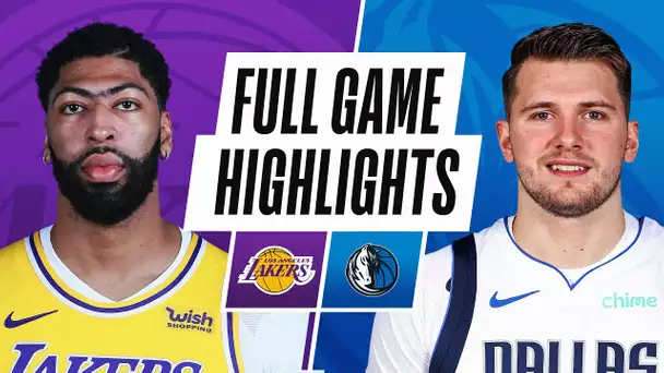 LAKERS at MAVERICKS | FULL GAME HIGHLIGHTS | April 24, 2021