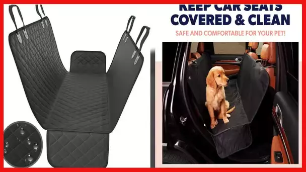 Active Pets Car Seat Cover for Dogs - Standard Dog Seat Cover for Back Seat Use - Waterproof