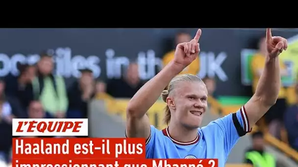 Haaland est-il plus impressionnant que Mbappé ?