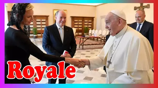 La princesse Charlène de Monaco rencontre le pape : elle a ren0ncé à ce privilège