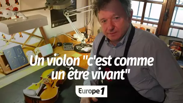 Un violon "c'est comme un être vivant" : dans l'atelier du luthier de Renaud Capuçon