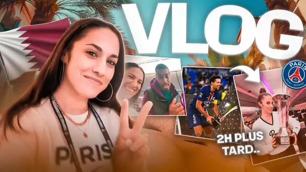 VLOG - La tournée au Qatar avec Charlotte ! 📲🏆