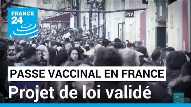 Passe vaccinal en France : le Conseil constitutionnel valide le projet de loi • FRANCE 24