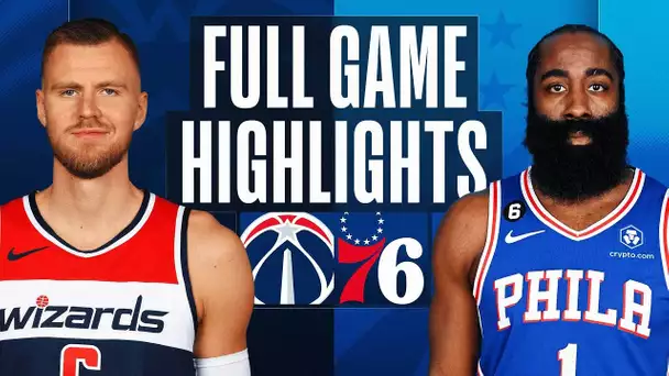 WIZARDS at 76ERS | NBA FULL GAME HIGHLIGHTS | November 2, 2022