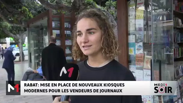 Rabat : mise en place de nouveaux kiosques modernes pour les vendeurs de journaux