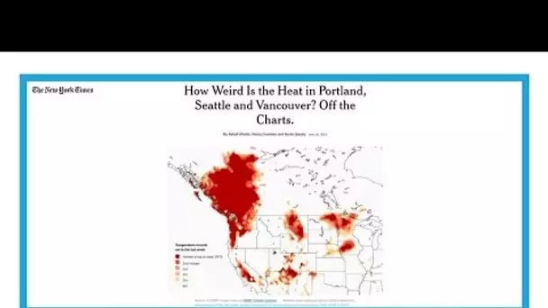 Vague de chaleur aux Etats-Unis et au Canada: "Un avant-goût de ce qui nous attend"