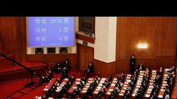 En Chine, le parlement adopte sa mesure controversée sur Hong Kong