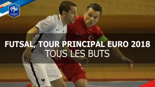 Futsal, Tour Principal Euro 2018, tous les buts