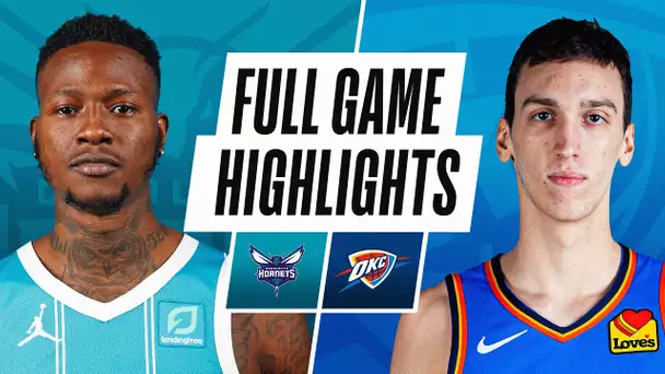 HORNETS at THUNDER | FULL GAME HIGHLIGHTS | April 7, 2021