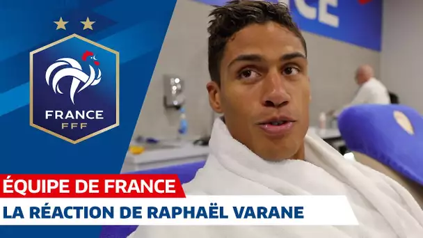 La réaction de Raphaël Varane, Equipe de France I FFF 2019