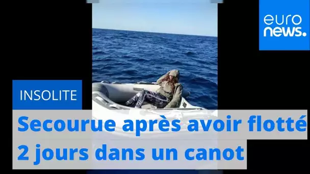 Vacances en solitaire : une touriste secourue après avoir flotté deux jours à bord d'un canot