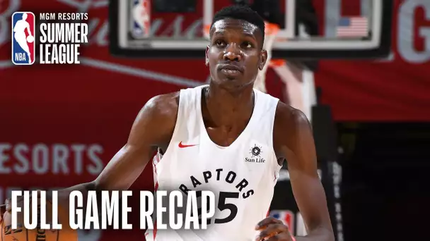 KNICKS vs RAPTORS | Chris Boucher Leads TOR Past NYK | MGM Resorts NBA Summer League