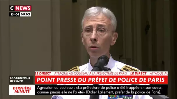 Attaque de la Préfecture de police : le préfet de police n'exclut «aucune hypothèse»