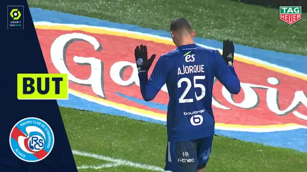 But Ludovic AJORQUE (90' +1 - RC STRASBOURG ALSACE) ANGERS SCO - RC STRASBOURG ALSACE (0-2) 20/21