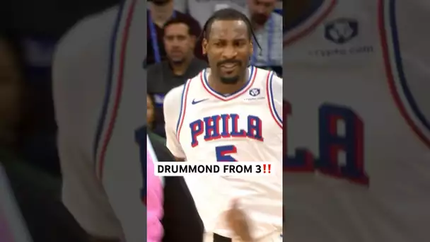 Andre Drummond knocks down the THREE! 🎯👀 | #Shorts