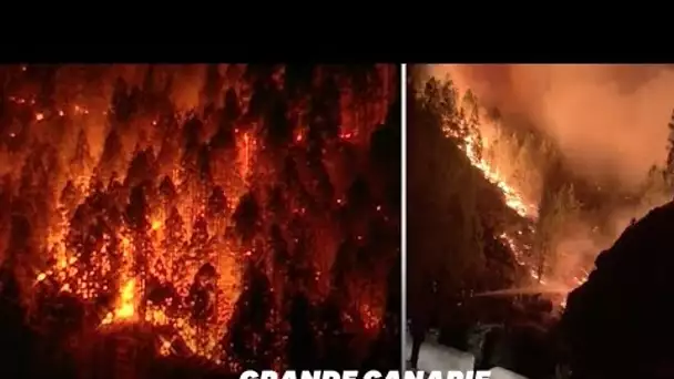 En Espagne, Grande Canarie frappée par un incendie un hors de contrôle