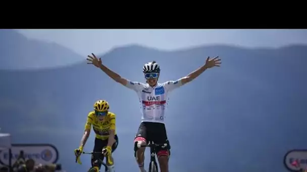 Tour de France : le Slovène Pogacar gagne la 17e étape, Vingegaard reste en jaune