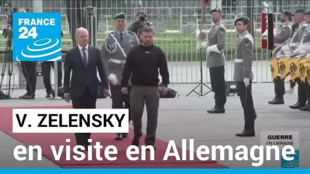 En visite en Allemagne, Zelensky demande à Scholz de soutenir la livraison d'avions de combat