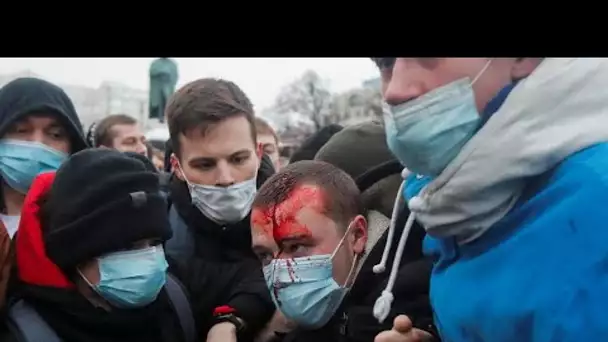 Après la répression des manifestations pro-Navalny, Moscou accusé de "méthodes brutales"