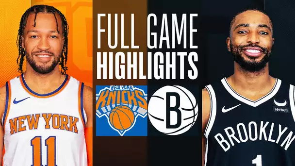 KNICKS at NETS | FULL GAME HIGHLIGHTS | January 23, 2024