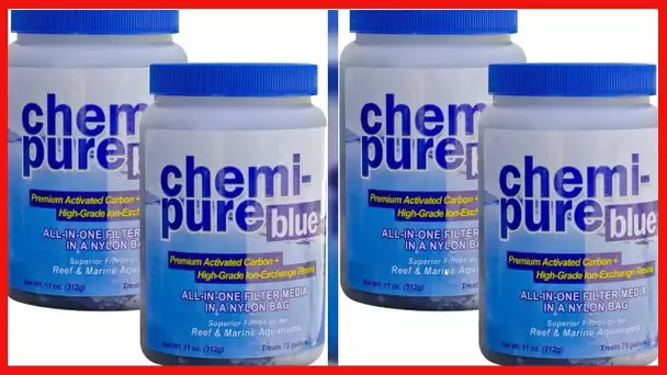 Boyd Enterprises Chemi-Pure Blue Filtration Media for Aquarium, 11-Ounce (2 Pack)