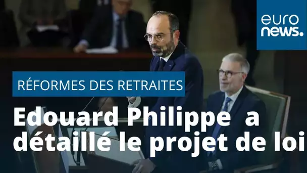 Edouard Philippe annonce une retraite minimum garantie à 1 000 euros et "85% du SMIC dans la …