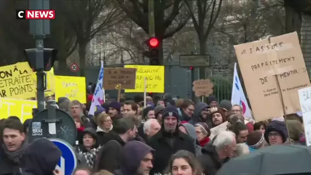 Réforme des retraites : les manifestants moins nombreux lors de la 6ème journée de mobilisation