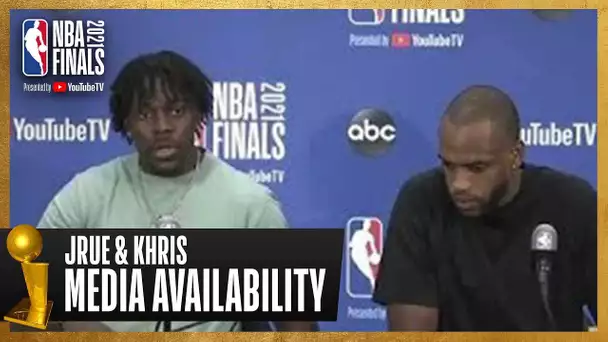 Jrue Holiday & Khris Middleton Game 2 Postgame Press Conference | #NBAFinals