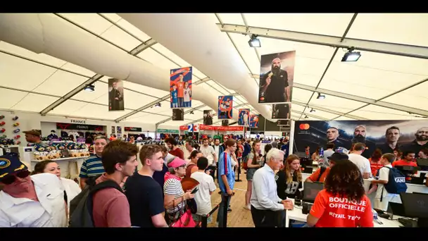 Coupe du monde de rugby : la boutique officielle a officiellement ouvert ses portes à la place de…