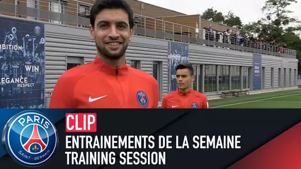 TRAINING SESSION - ENTRAÎNEMENTS DE LA SEMAINE with Javier Pastore