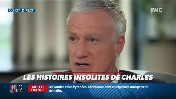 Le sélectionneur de l'Equipe de France de football Didier Deschamps tient une heure en gainage