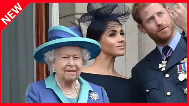 ✅  Les retrouvailles de Meghan et Harry avec la reine très compromises après une grande annonce