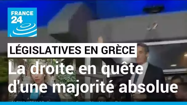 Grèce : après sa large victoire aux législatives, la droite en quête d'une majorité absolue