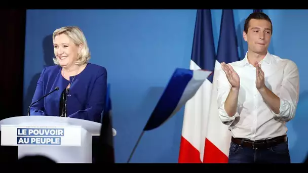 Élections européennes : Le Pen appelle les "gilets jaunes" à voter pour le RN et tance LFI, "la F…