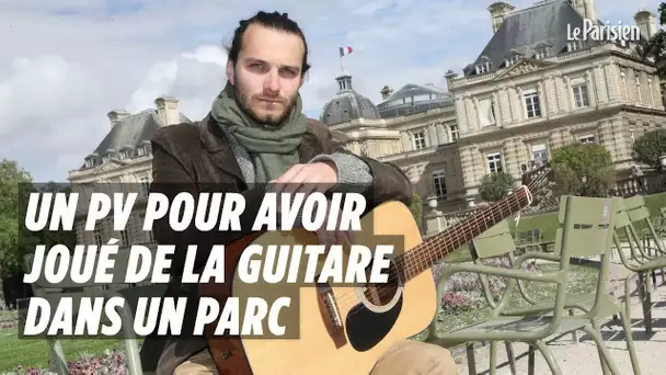 Verbalisé pour avoir joué de la guitare dans le Jardin du Luxembourg