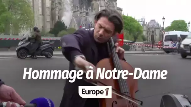 VIDÉO - Incendie à Notre-Dame : l'hommage du violoncelliste Gautier Capuçon sur Europe 1