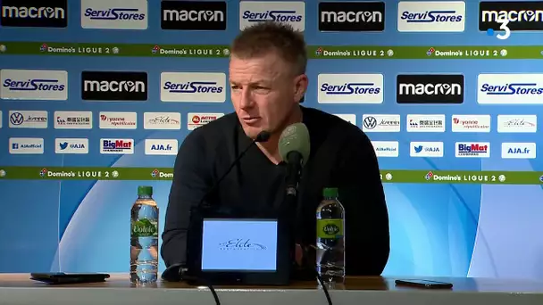 Olivier Guégan après le match VAFC - Auxerre mardi 3 décembre 2019