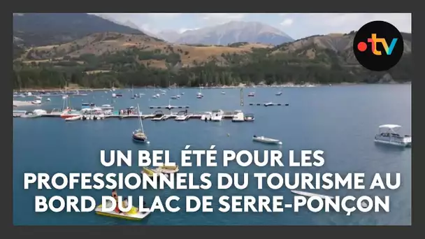 Un bel été pour les professionnels du tourisme au bord du lac de Serre-Ponçon