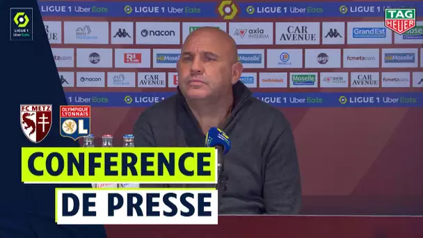 Conférence de presse FC METZ - OLYMPIQUE LYONNAIS (1-3)  / 2020/2021