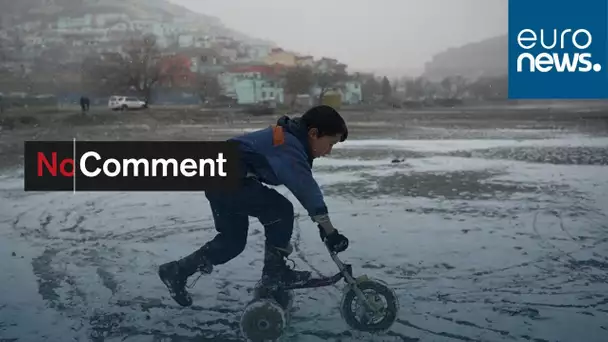 La capitale afghane recouverte d'un manteau blanc