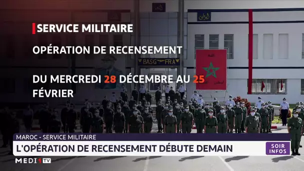 Service militaire : l'opération de recensement débute mercredi 28 décembre 2022