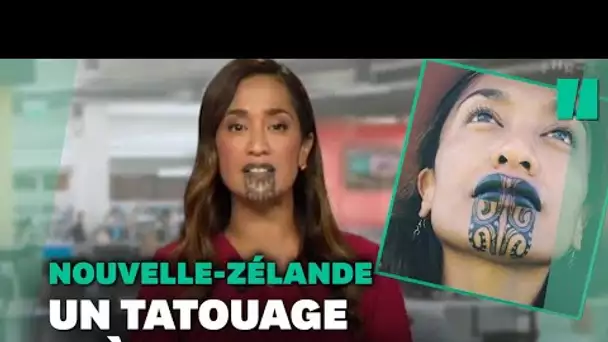 Cette néo-zélandaise est la 1ère à présenter le JT avec un tatouage traditionnel maori